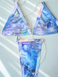 Galaxy Tie-Dye Triangle Two-Piece Set